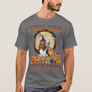 T-shirt Oubliez Les Bonbons Donnez-Moi Juste Basset Hounds