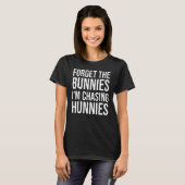 T-shirt Oubliez les lapins que je chasse les Hunnies Toddl (Devant entier)