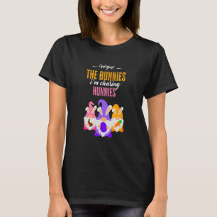 T-shirt Oubliez les lapins que je chasse les lapins Amusan