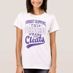 T-shirt Oubliez les pantoufles, la princesse porte des cra