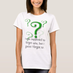 T-shirt Oubliez-moi pas