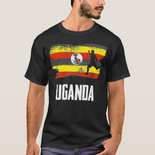 T-shirt Ouganda Drapeau Jersey Ugandan Soccer Team Ouganda