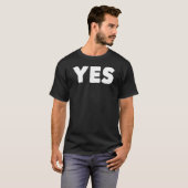 T-shirt Oui (Devant entier)