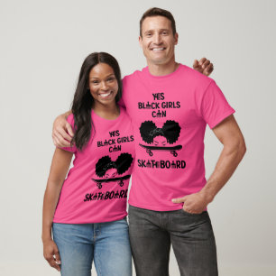 T-shirt Oui Black Girls Can Skateboard