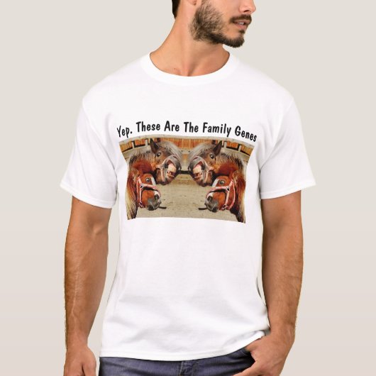 T-shirt Oui. Ce Sont Les Gènes De La Famille (Devant)