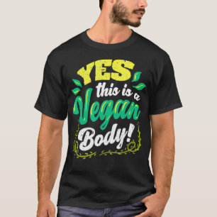 T-shirt Oui C'est Veggie Veggie Corps Vegan Vegetarian Veg