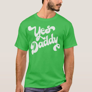 T-shirt Oui Daddy Retro Typographie Design