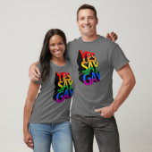 T-shirt Oui dis gai (Unisexe)