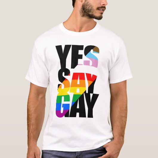 T-shirt Oui dis gai (Devant)