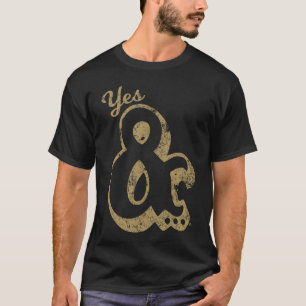 T-shirt Oui et Big Ampersand Improv Comedy garçon