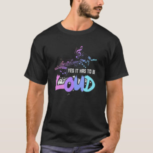 T-shirt Oui, Il Doit Être Flute Bruyante Pour Les Musicien