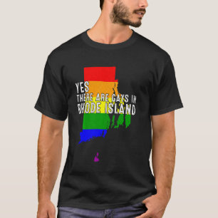 T-shirt Oui Il Y A Des Gays Dans Rhode Island Lgbt Local P