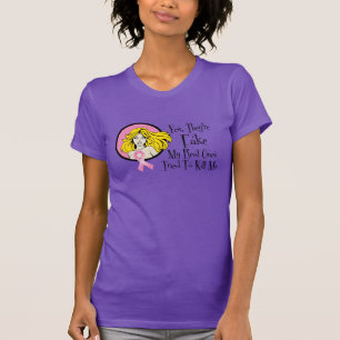 T-shirt Oui ils sont faux survivant de cancer du sein