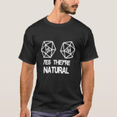 T-shirt Oui, ils sont naturel 20 D20 Dice Rpg Gamer (Devant)