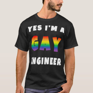 T-shirt OUI Ix27M UN INGÉNIEUR GAY