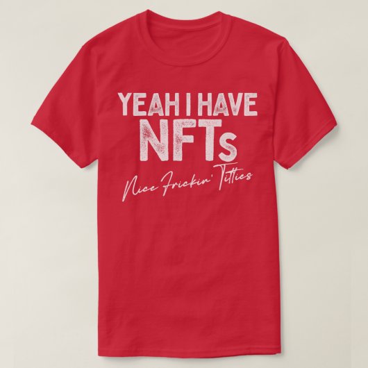 T-shirt Oui, j'ai des NFT 1 (Design devant)