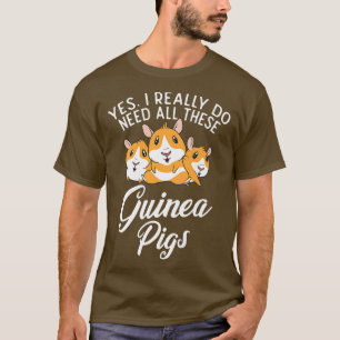 T-shirt Oui, j'ai vraiment besoin de tous ces mignons coch