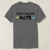 T-shirt Oui, j'aime les maths (Design devant)