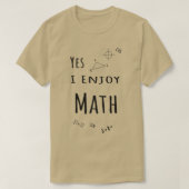 T-shirt Oui, j'aime les maths3 (Design devant)