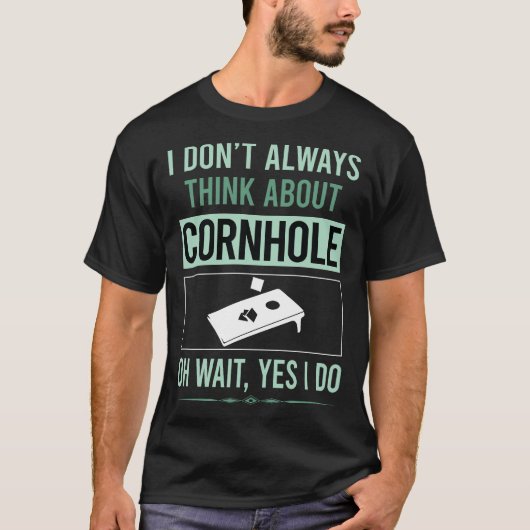 T-shirt Oui, je fais Cornhole (Devant)