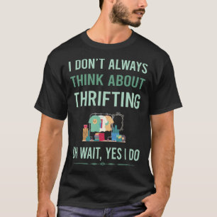 T-shirt Oui, je fais du shopping de seconde main