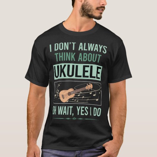 T-shirt Oui, je fais Ukulele (Devant)