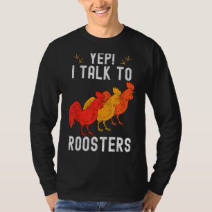 T-shirt Oui Je Parle Aux Cocosters Agricole Homestead Poul