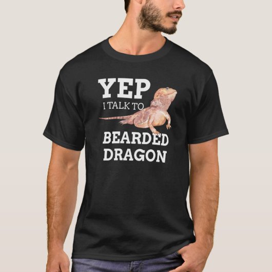 T-shirt Oui, Je Parle Aux Dragons Portés Mignons Animaux P (Devant)