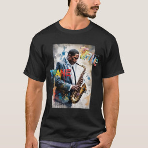 T-shirt Oui, je parle Coltrane - Jazz Music Lover
