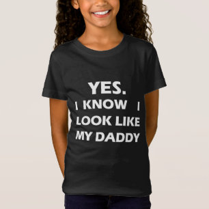T-Shirt Oui je sais que je ressemble à mon papa Funny Kids