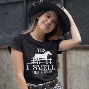 T-shirt Oui, Je Sens Comme Un Cheval