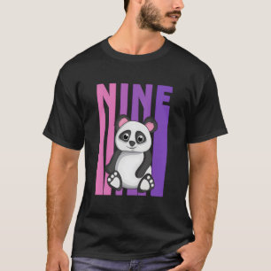 T-shirt Oui JE SUIS 9 Thème Panda 9Ème Py