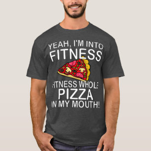 T-shirt Oui Je Suis Dans La Pizza Entière Dans Ma Bouche