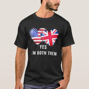 T-shirt Oui, je suis les deux – Jour de la citoyenneté