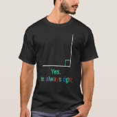 T-shirt Oui Je Suis Toujours Bien Fun Math Trick Ou Enseig (Devant)