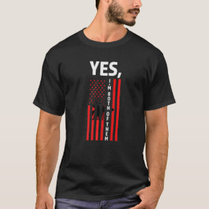 T-shirt Oui, je suis tous les deux albanais