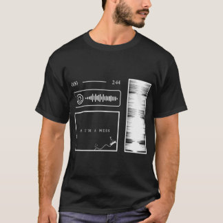 T-shirt Oui, je suis un graphique audio désordonné (avec c