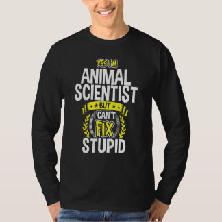 T-shirt Oui, je suis un scientifique animal