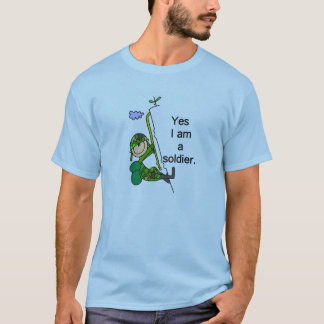 T-shirt Oui je suis un soldat