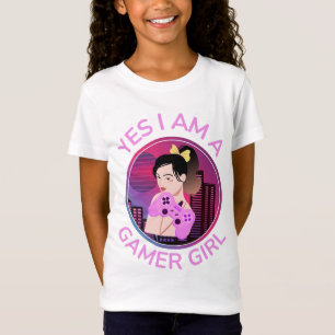 T-Shirt OUI JE SUIS UNE FILLE DE JEUX