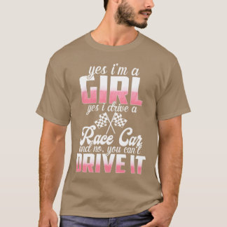 T-shirt Oui je suis une fille oui je conduis une voiture d