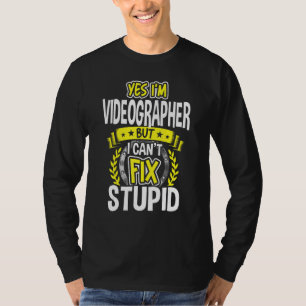 T-shirt Oui, je suis Vidéographe