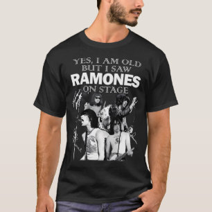 T-shirt Oui je suis vieux mais j'ai vu un groupe sur scène