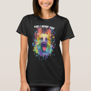 T-shirt Oui Je T'Ai Trouvé Berger Allemand Pun Animal Shep