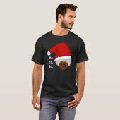T-shirt Oui, la Virginie, il y a un père noël noir (Devant entier)