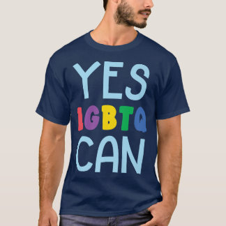 T-shirt Oui LGBTQ peut l'égalité entre les sexes Mois de l