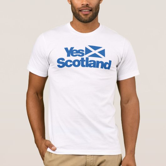 T-shirt Oui l'indépendance écossaise 2014 de l'Ecosse (Devant)