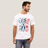 T-shirt Oui Maman Peut (Devant entier)