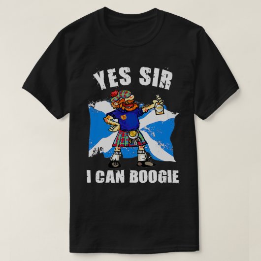 T-shirt Oui Monsieur, je peux boogie (Design devant)