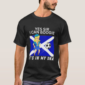 T-shirt Oui Monsieur Je Peux Boogie Scotland Girl Love Foo